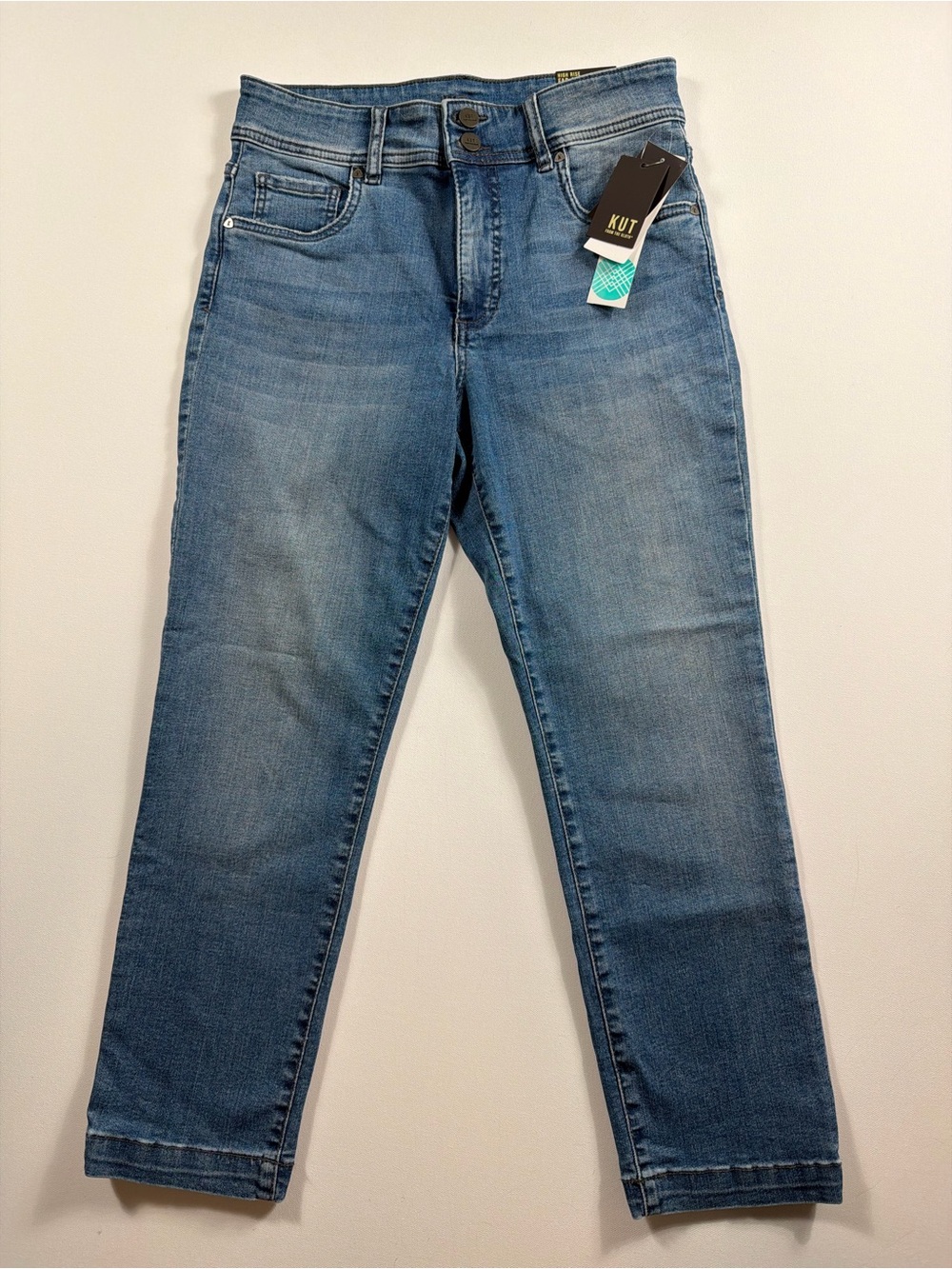 KUT From The Kloth Taya Fab Ab High Rise Crop Straight Jeans 4 NWT Stitch Fix